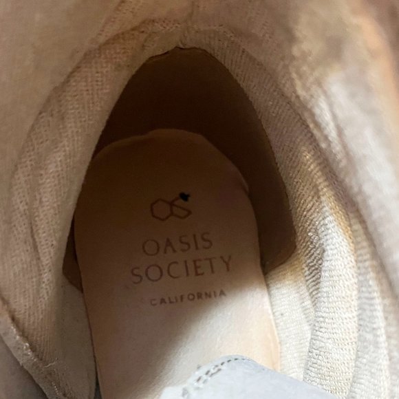 Brand new oasis society marissa faux suede lace up boot - Taupe/Beige (Size 8) - Picture 9 of 11